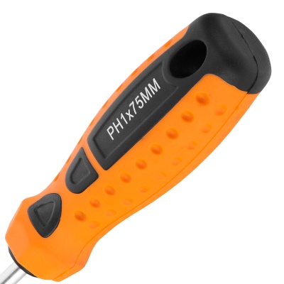 Отвертка "Point", PH1 х 75 мм, CrV, двухкомпонентная рукоятка Sparta купить в Москве с доставкой по всей России | ProtosMarket.ru