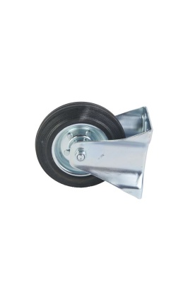 Колесо неповоротное усиленное резина FRC 63 160 мм купить в Москве с доставкой по всей России | ProtosMarket.ru