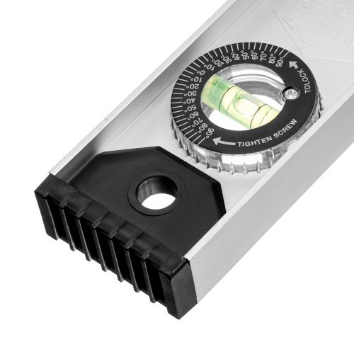 Уровень алюминиевый "Рельс", 600 мм, 3 глазка (1 поворотный) Matrix купить в Москве с доставкой по всей России | ProtosMarket.ru