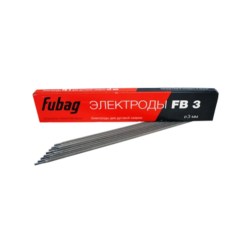 FUBAG Электрод сварочный с рутиловым покрытием FB 3 D3.0 мм (пачка 0.9 кг) купить в Москве с доставкой по всей России | ProtosMarket.ru