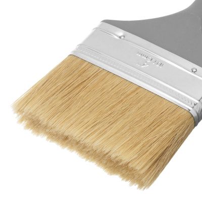 Кисть плоская "Евро" 4", натуральная щетина, пластмассовая ручка MTX купить в Москве с доставкой по всей России | ProtosMarket.ru