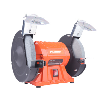 Станок заточной PATRIOT Expert GM 200, 550Вт, 2980об/мин, 200мм диск, А36/А60 зерн, посадочный 16 мм, асинхронный, адаптер на круги 32 мм купить в Москве с доставкой по всей России | ProtosMarket.ru