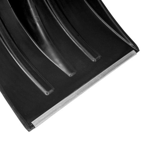 Лопата для уборки снега пластиковая, 380х385х1420 мм, оцинк. планка, деревянный черенок купить в Москве с доставкой по всей России | ProtosMarket.ru