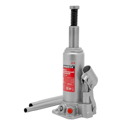 Домкрат гидравлический бутылочный, 3 т, высота подъема 194-372 мм, в пластиковый кейсе Matrix купить в Москве с доставкой по всей России | ProtosMarket.ru