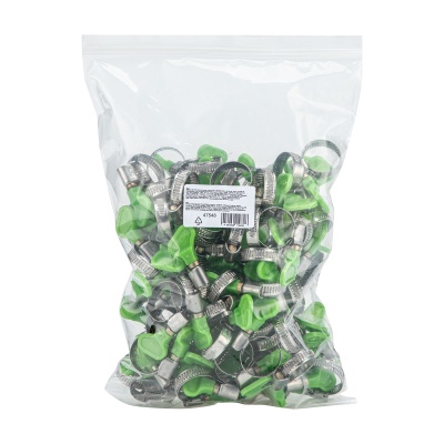 Хомуты металлические элемент крепления с формой ключа 16-25 мм, 100 штук в упаковке Сибртех купить в Москве с доставкой по всей России | ProtosMarket.ru