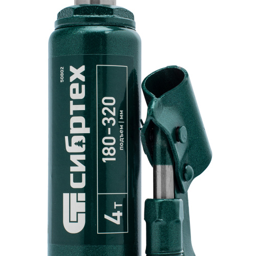 Домкрат гидравлический бутылочный, 4 т, 180-320 мм Сибртех купить в Москве с доставкой по всей России | ProtosMarket.ru