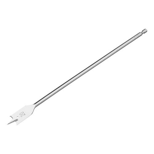 Сверло по дереву перовое удлиненное, 20 х 300 мм, шестигранный хвостовик Matrix купить в Москве с доставкой по всей России | ProtosMarket.ru