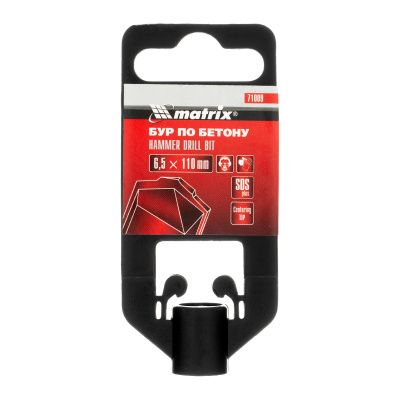 Бур по бетону, 6.5 x 110 мм, SDS Plus Matrix купить в Москве с доставкой по всей России | ProtosMarket.ru