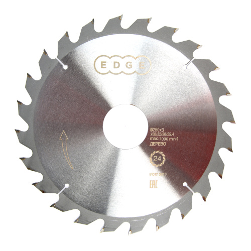 Диск пильный по дереву (250х24х50/32/30/25.4 мм, 24 зубца) купить в Москве с доставкой по всей России | ProtosMarket.ru