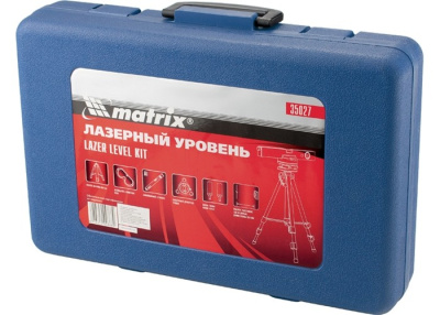 Лазерный уровень, 400 мм, 850 мм штатив, 3 глазка, (база, 2 линзы, очки) пластиковый бокс Matrix купить в Москве с доставкой по всей России | ProtosMarket.ru