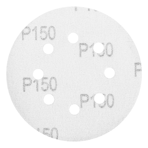 Круг абразивный на ворсовой подложке под "липучку", перфорированный, P 150, 125 мм, 5 шт Matrix купить в Москве с доставкой по всей России | ProtosMarket.ru