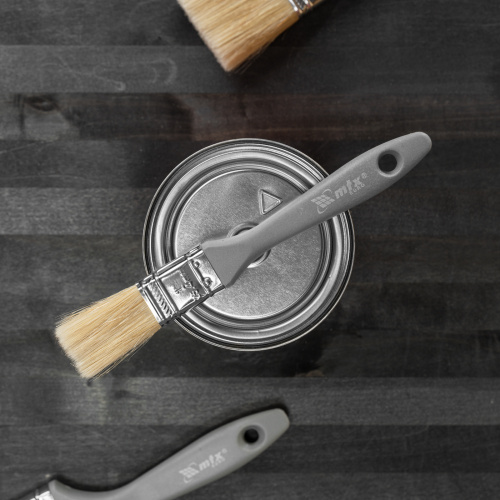 Кисть плоская "Евро" 1", натуральная щетина, пластмассовая ручка MTX купить в Москве с доставкой по всей России | ProtosMarket.ru