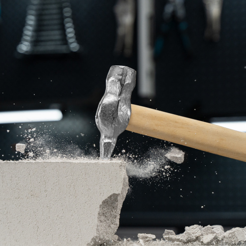 Молоток слесарный, 800 г, круглый боек, деревянная рукоятка купить в Москве с доставкой по всей России | ProtosMarket.ru