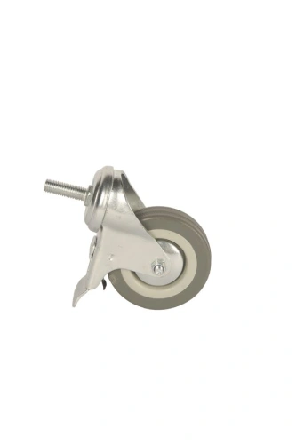 Колесо аппаратное поворотное SCtgb 93 75 мм с болтом и тормозом (F) купить в Москве с доставкой по всей России | ProtosMarket.ru