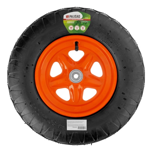 Колесо пневматическое «Звезда» 4.80/4.00-8 D380 мм, внутренний диаметр подшипника 12 мм, длина оси 80 мм Palisad купить в Москве с доставкой по всей России | ProtosMarket.ru