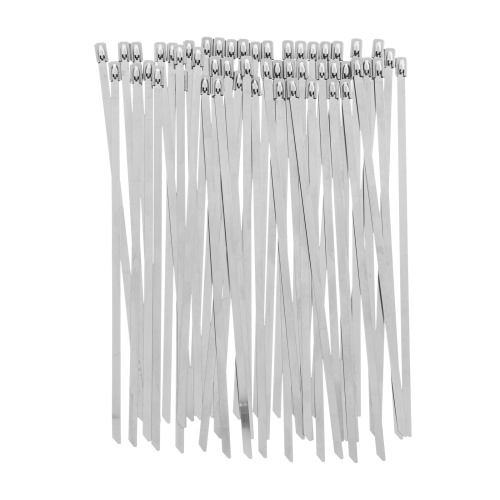 Хомуты, 200 х 4.6 мм, нержавеющая сталь, 50 шт Сибртех купить в Москве с доставкой по всей России | ProtosMarket.ru