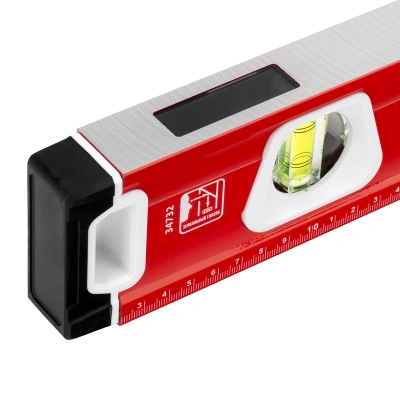 Уровень алюминиевый, магнит, фрезерованный, 3 глазка (1 зеркальный) двухкомпонентные рукоятки, 800 мм Matrix купить в Москве с доставкой по всей России | ProtosMarket.ru