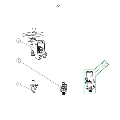 Двигатель рулевого управления в сборе для ричтрака RV (48V/0,6 кВт/АС) купить в Москве с доставкой по всей России | ProtosMarket.ru