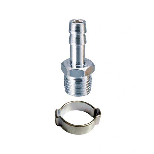 FUBAG Переходник 1/4 дюйма М на елочку 10мм с обжимным кольцом 10x15мм купить в Москве с доставкой по всей России | ProtosMarket.ru