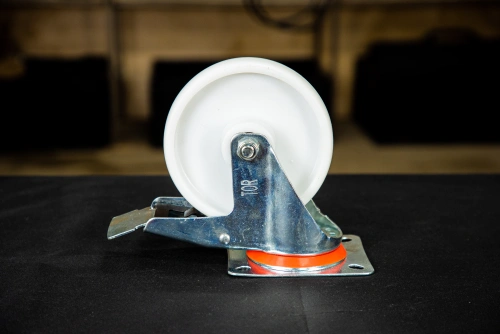 Колесо поворотное полипропилен SRCnb 63 160 мм с торозом (N) купить в Москве с доставкой по всей России | ProtosMarket.ru