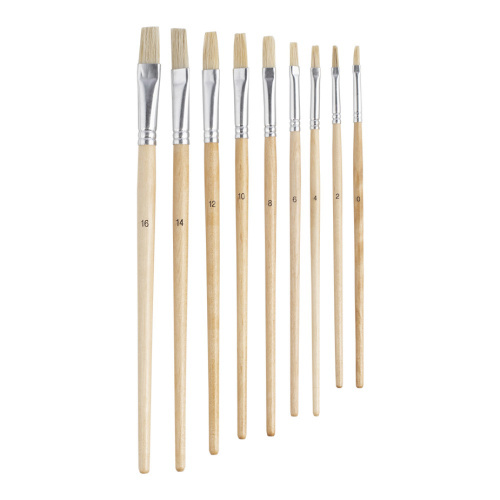 Набор кистей для тонких и деликатных работ, плоские, 9 шт. MTX купить в Москве с доставкой по всей России | ProtosMarket.ru