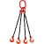 Строп цепной TOR 4СЦ г/п 2,36 т 10,0 м с самозакрывающимися крюками купить в Москве с доставкой по всей России | ProtosMarket.ru