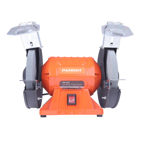 Станок заточной PATRIOT Expert GM 200, 550Вт, 2980об/мин, 200мм диск, А36/А60 зерн, посадочный 16 мм, асинхронный, адаптер на круги 32 мм купить в Москве с доставкой по всей России | ProtosMarket.ru