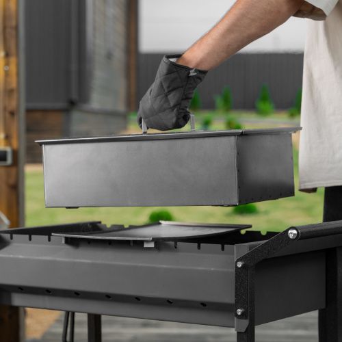 Коптильня двухъярусная 500 x 270 x 175 мм, 0.8 мм, с поддоном, на ножках, Camping Palisad купить в Москве с доставкой по всей России | ProtosMarket.ru