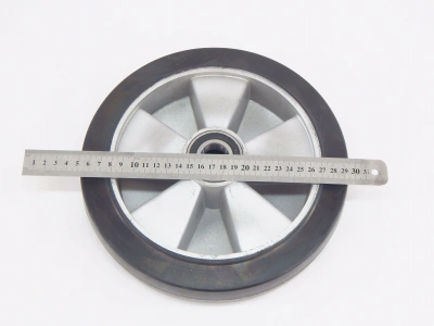 Колесо резиновое 250х50 мм с подшипником для тележек гидравлических HW купить в Москве с доставкой по всей России | ProtosMarket.ru