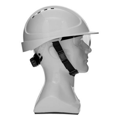 Каска защитная ударопр.«Форвард» (К-05)ABS/PC,комплект со встроен.очк.ОЧК-05 Форвард,белая Denzel купить в Москве с доставкой по всей России | ProtosMarket.ru