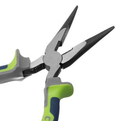 Длинногубцы прямые 180 мм, фосфатирование, трехкомпонентные рукоятки Сибртех купить в Москве с доставкой по всей России | ProtosMarket.ru