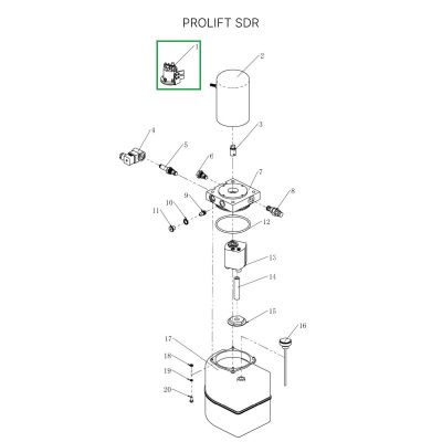 Контактор двигателя подъема 24В для штабелеров SDR/SDK, для тележек SK20 купить в Москве с доставкой по всей России | ProtosMarket.ru