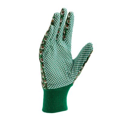 Перчатки садовые х/б ткань с ПВХ точкой, манжет, S Palisad купить в Москве с доставкой по всей России | ProtosMarket.ru