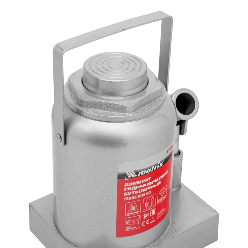 Домкрат гидравлический бутылочный, 30 т, h подъема 244-370 мм Matrix купить в Москве с доставкой по всей России | ProtosMarket.ru