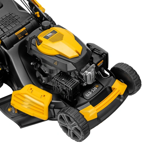 Газонокосилка бензиновая GLD-520SP, 196 куб.см, ширина 52 см, привод, 7 уровней,травосборник 60 л Denzel купить в Москве с доставкой по всей России | ProtosMarket.ru