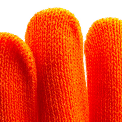 Перчатки трикотажные, акрил, ПВХ гель, "Протектор", оранжевый, оверлок Сибртех купить в Москве с доставкой по всей России | ProtosMarket.ru