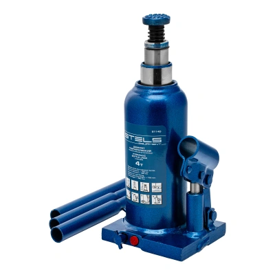 Домкрат гидравлический бутылочный телескопический, 4 т, h подъема 190-480 мм Stels купить в Москве с доставкой по всей России | ProtosMarket.ru