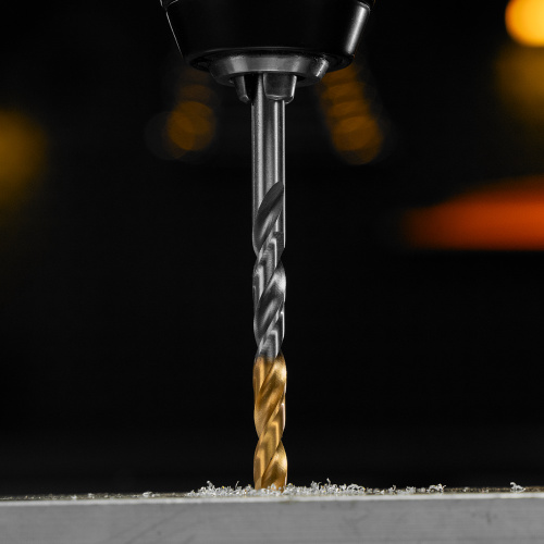 Сверло спиральное по металлу 6 x 93 мм, Р6М5, Golden Tip  Denzel купить в Москве с доставкой по всей России | ProtosMarket.ru