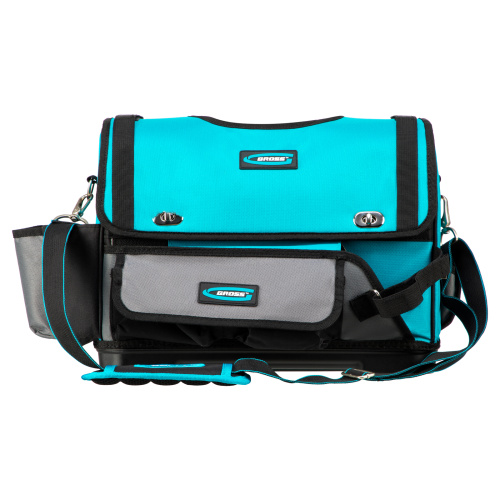 Переноска для инструмента, 400х225х300мм, пластиковое дно, наплечный ремень Gross купить в Москве с доставкой по всей России | ProtosMarket.ru