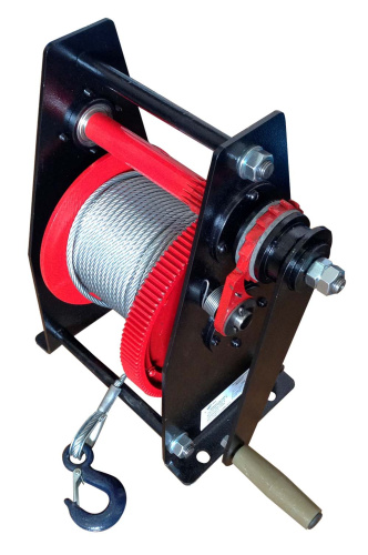 Лебедка ручная TOR ЛР-1,5 40 м купить в Москве с доставкой по всей России | ProtosMarket.ru