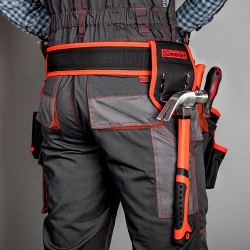 Сумка-пояс двойная, 20 карманов, держатель для молотка Matrix купить в Москве с доставкой по всей России | ProtosMarket.ru