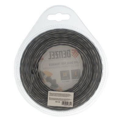 Леска для триммера двухкомпонентная, квадратная 3 мм x 15 м Extra cord Denzel купить в Москве с доставкой по всей России | ProtosMarket.ru