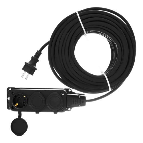 Удлинитель-шнур силовой Top Series, КГТТ, 20м, 3 розетки, 3 x 2,5 мм Denzel купить в Москве с доставкой по всей России | ProtosMarket.ru