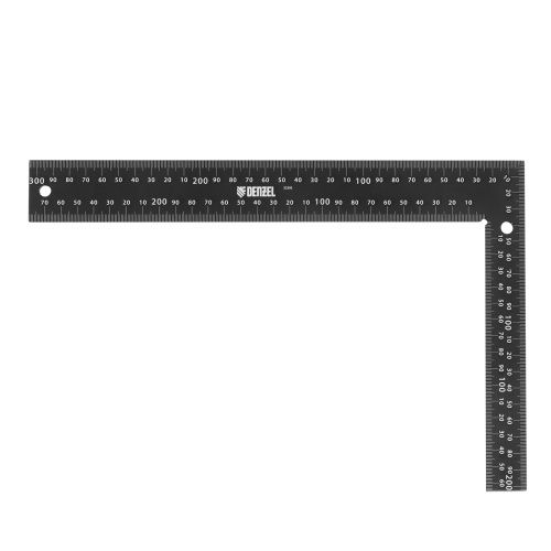 Угольник, 200 х 300 мм, алюминиевый, лазерная гравировка Denzel купить в Москве с доставкой по всей России | ProtosMarket.ru