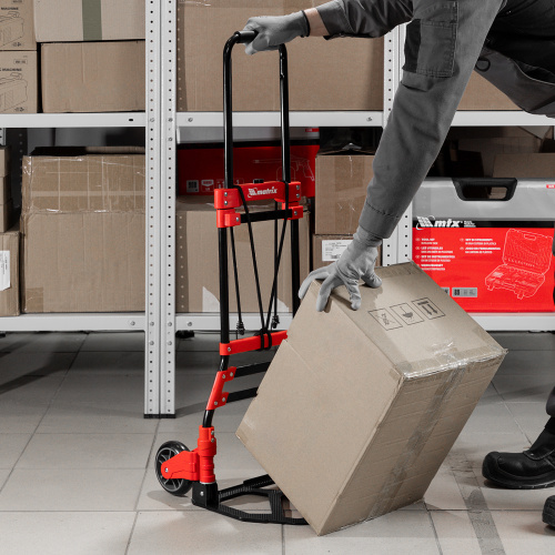 Тележка хозяйственная, складная, 2 колесная, грузоподъемность 80 кг Matrix купить в Москве с доставкой по всей России | ProtosMarket.ru