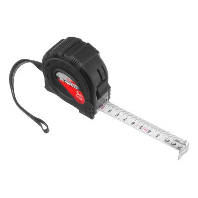 Рулетка Black,5 м х 19 мм,обрезиненный корпус Matrix купить в Москве с доставкой по всей России | ProtosMarket.ru