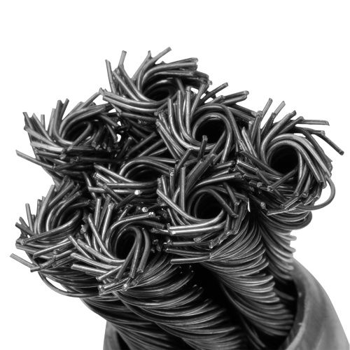 Щетка для дрели, 25 мм, "чашка" со шпилькой, крученая металлическая проволока Matrix купить в Москве с доставкой по всей России | ProtosMarket.ru