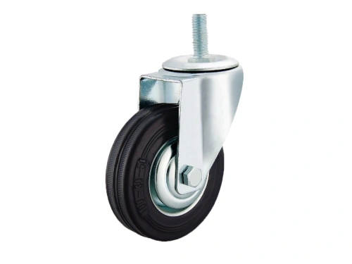 Колесо поворотное SCt 80 200 мм резина с болтом (F) по ценам производителя в Москве с доставкой по всей России