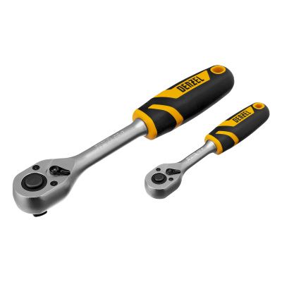 Набор инструментов, 1/2", 1/4", CrV, S2, пластиковый кейс, 122 предмета Denzel купить в Москве с доставкой по всей России | ProtosMarket.ru