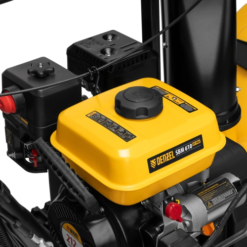 Бензиновая снегоуборочная машина SBM 610DT PRO, 212cc, гусеницы, эл.старт, блок. дифф. Denzel купить в Москве с доставкой по всей России | ProtosMarket.ru